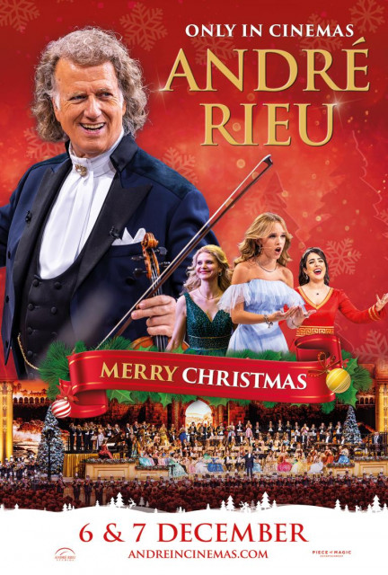 André Rieu’s 2025 Christmas Concert: Merry Christmas poster